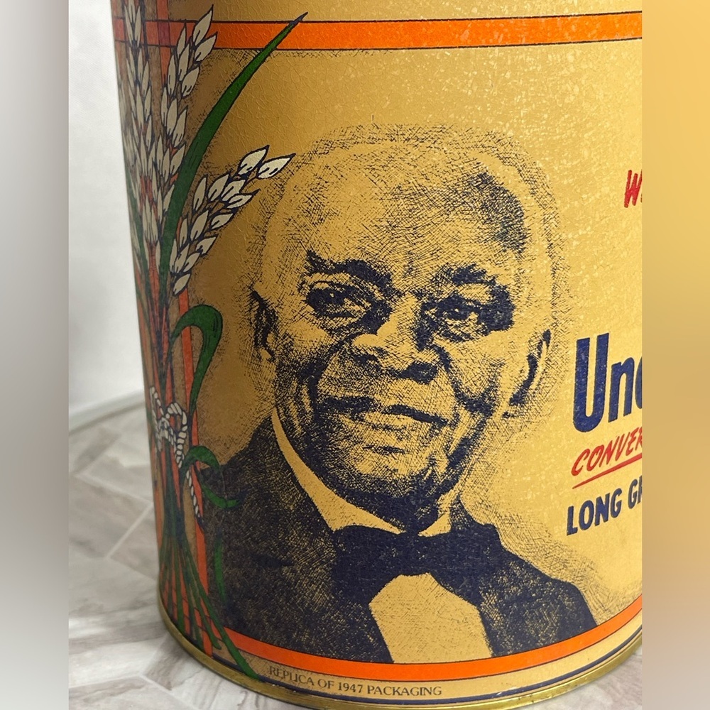 Vintage 1985 Uncle Ben’s Converted Rice Tin 64oz – Replica of 1947 Packaging - Picture 8 of 10